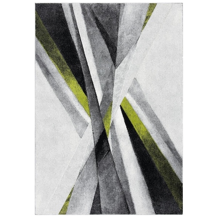 Safavieh Rectangle Modern Hollywood Area Rug Grey & Green - 6 ft. -7 in. x 9 ft. HLW710Y-6
